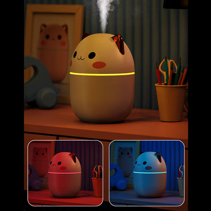 Air Humidifier Cute Cat Ultra-Silent USB Office Household Bedroom Car Aromatherapy Air Purifier with Led Cool Mist Spray